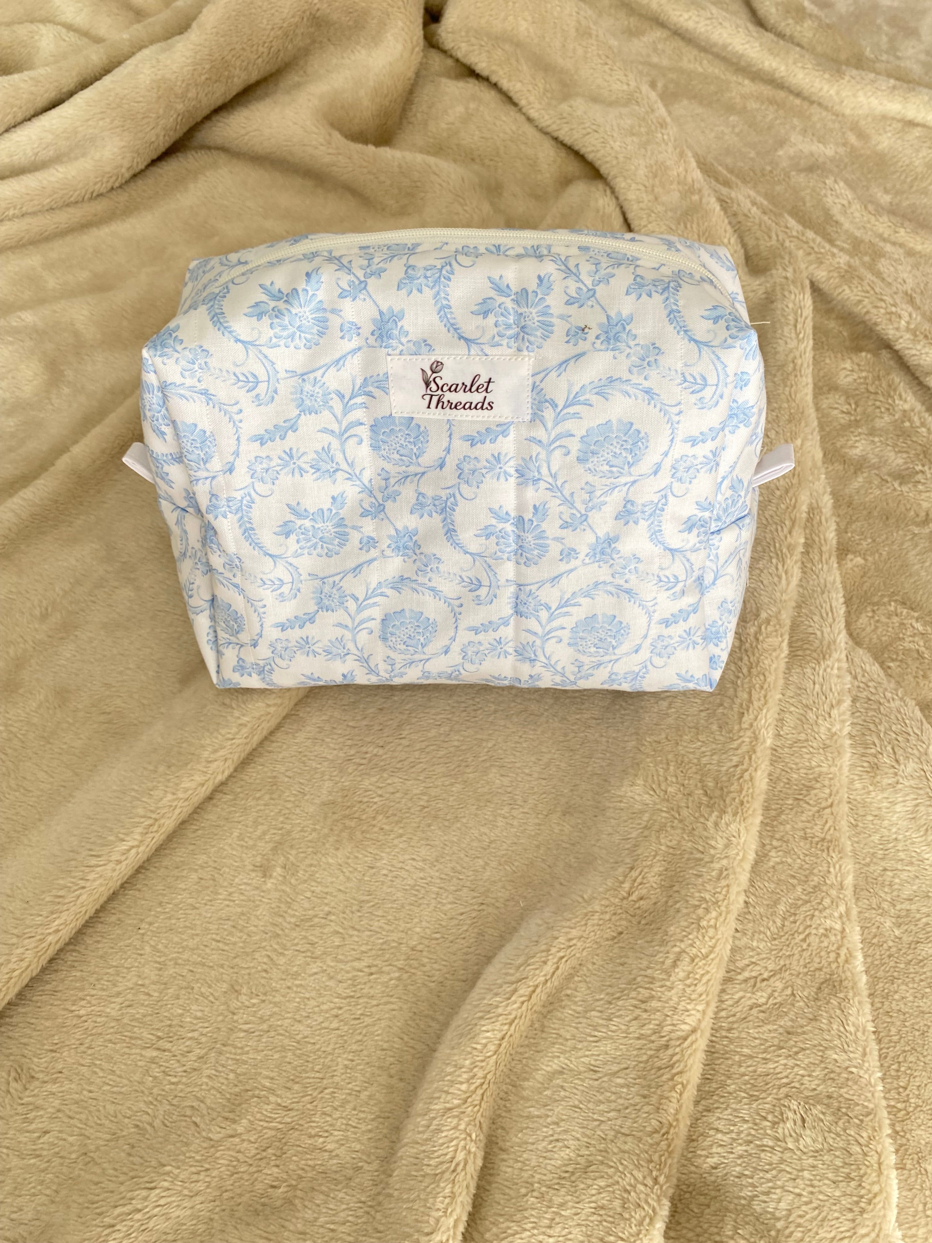 Makeup Bag - Vintage Blue