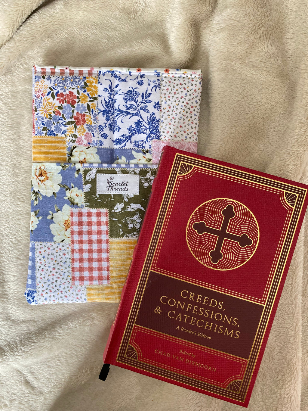 Book/E-reader Sleeve - Prairie Patchwork