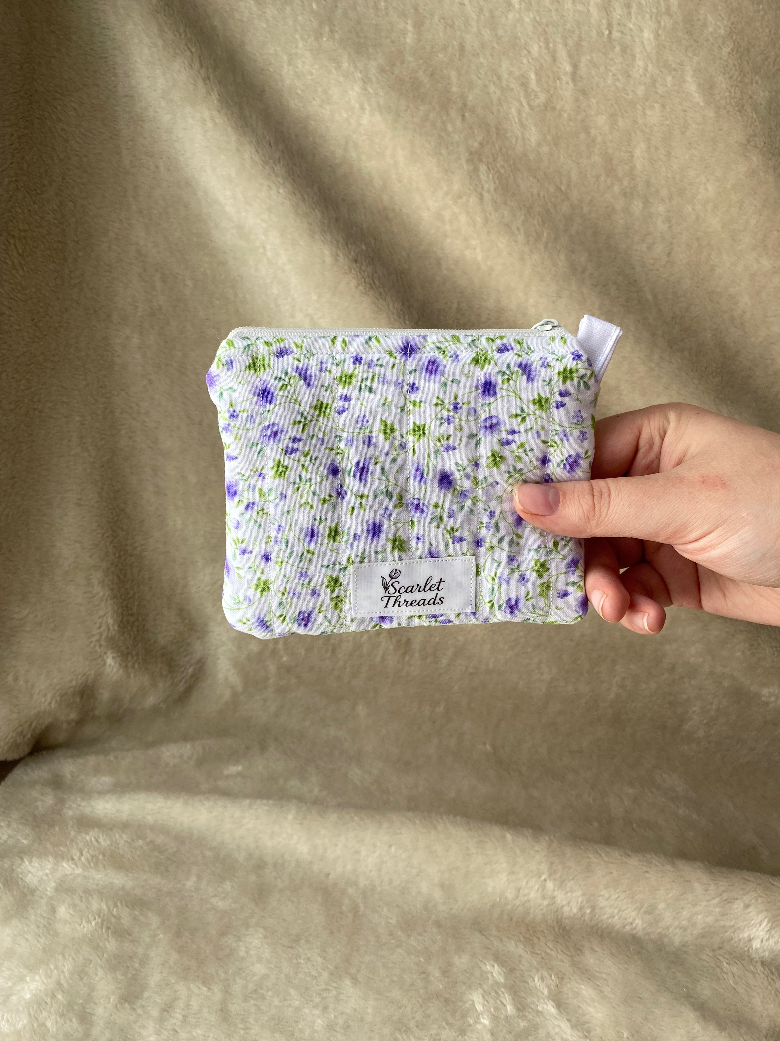 Keychain Wallet - Lavender Vine