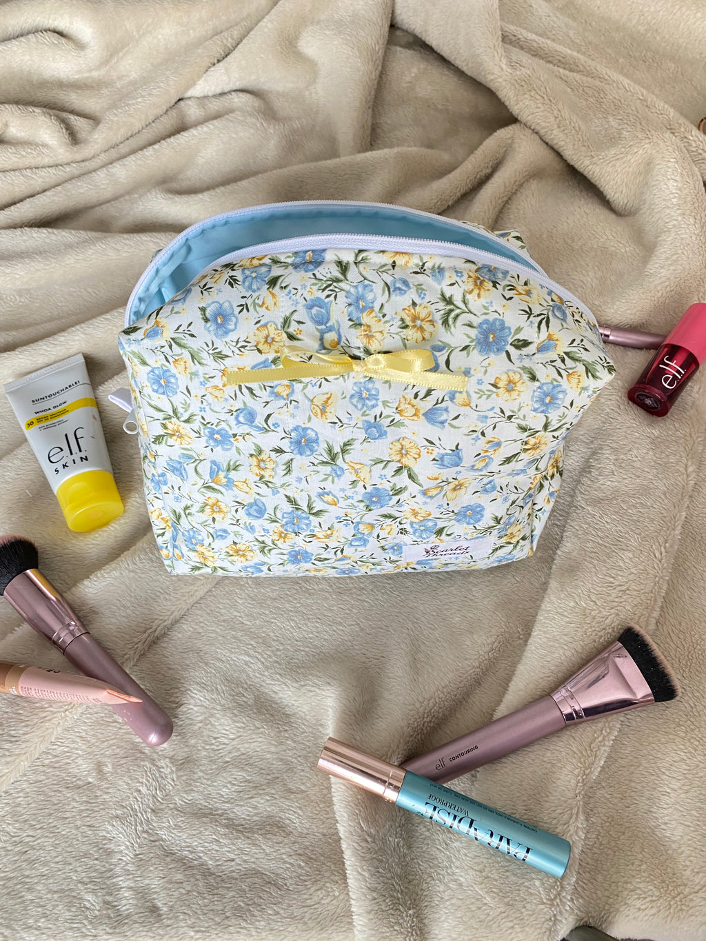 Makeup Bag - Bluebell Fields
