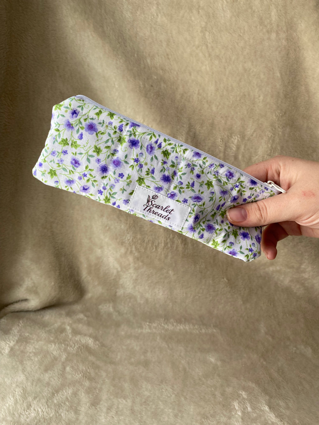Pencil Case - Lavender Vine