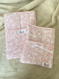 Book/E-reader Sleeve - Blush Meadows