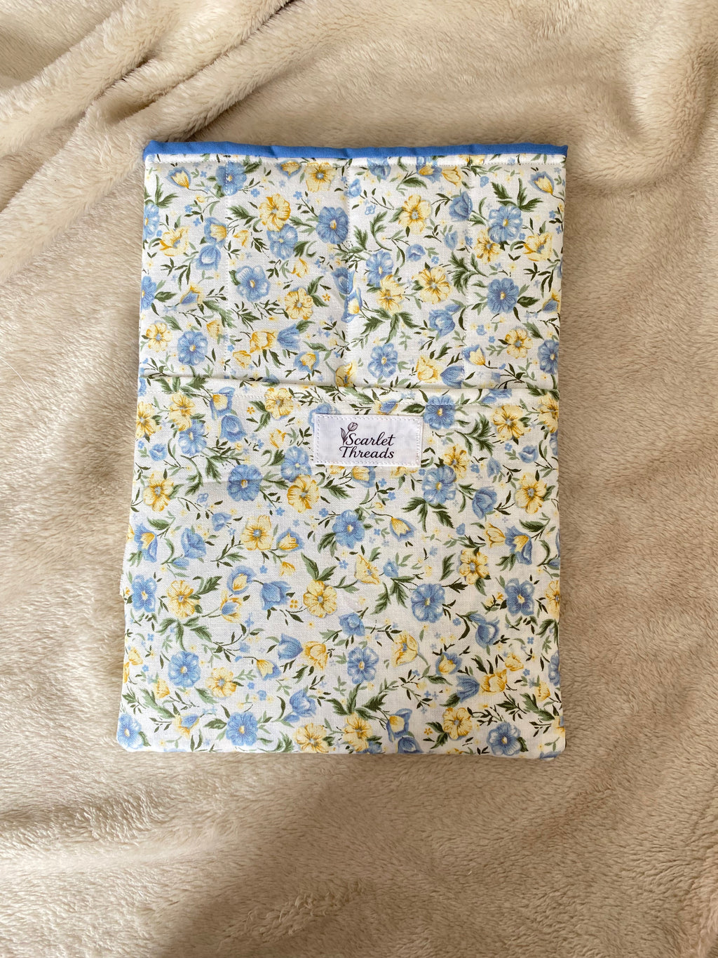 Book/E-reader Sleeve - Bluebell Fields