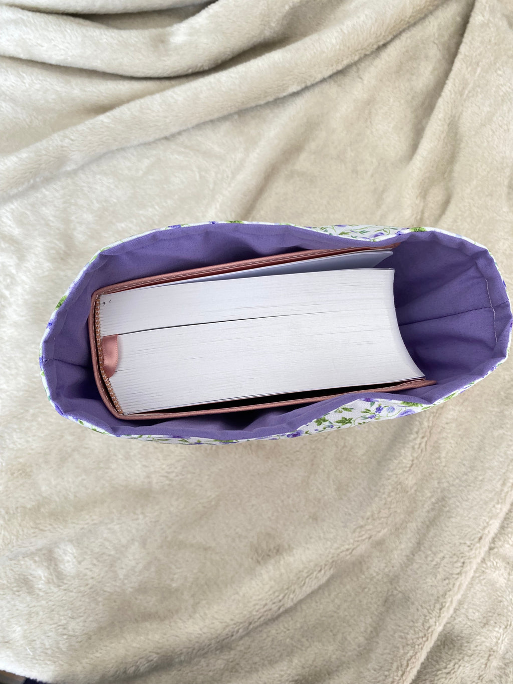 Bible Sleeve - Lavender Vine