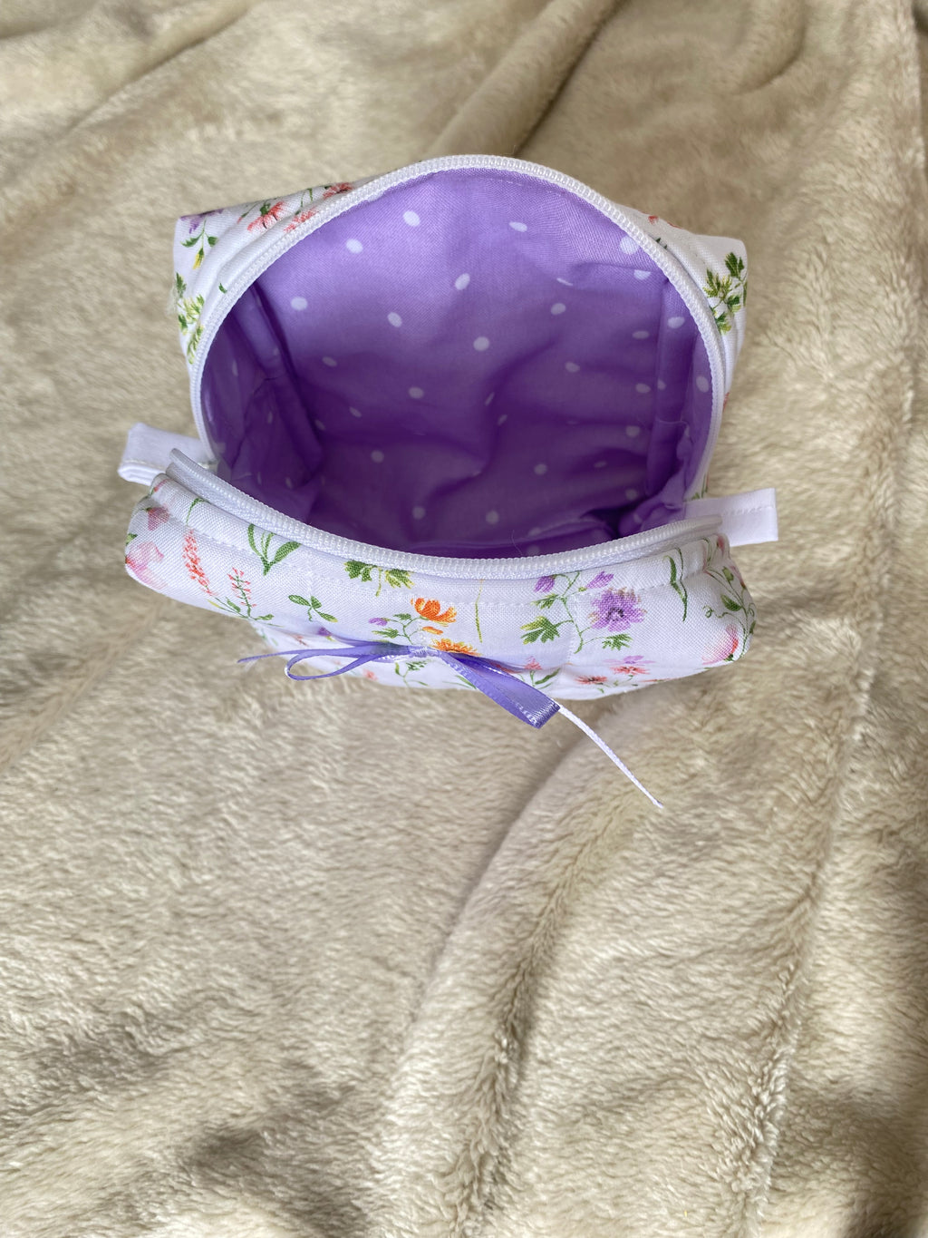 Mini Makeup Bag - Whimsical Wildflowers