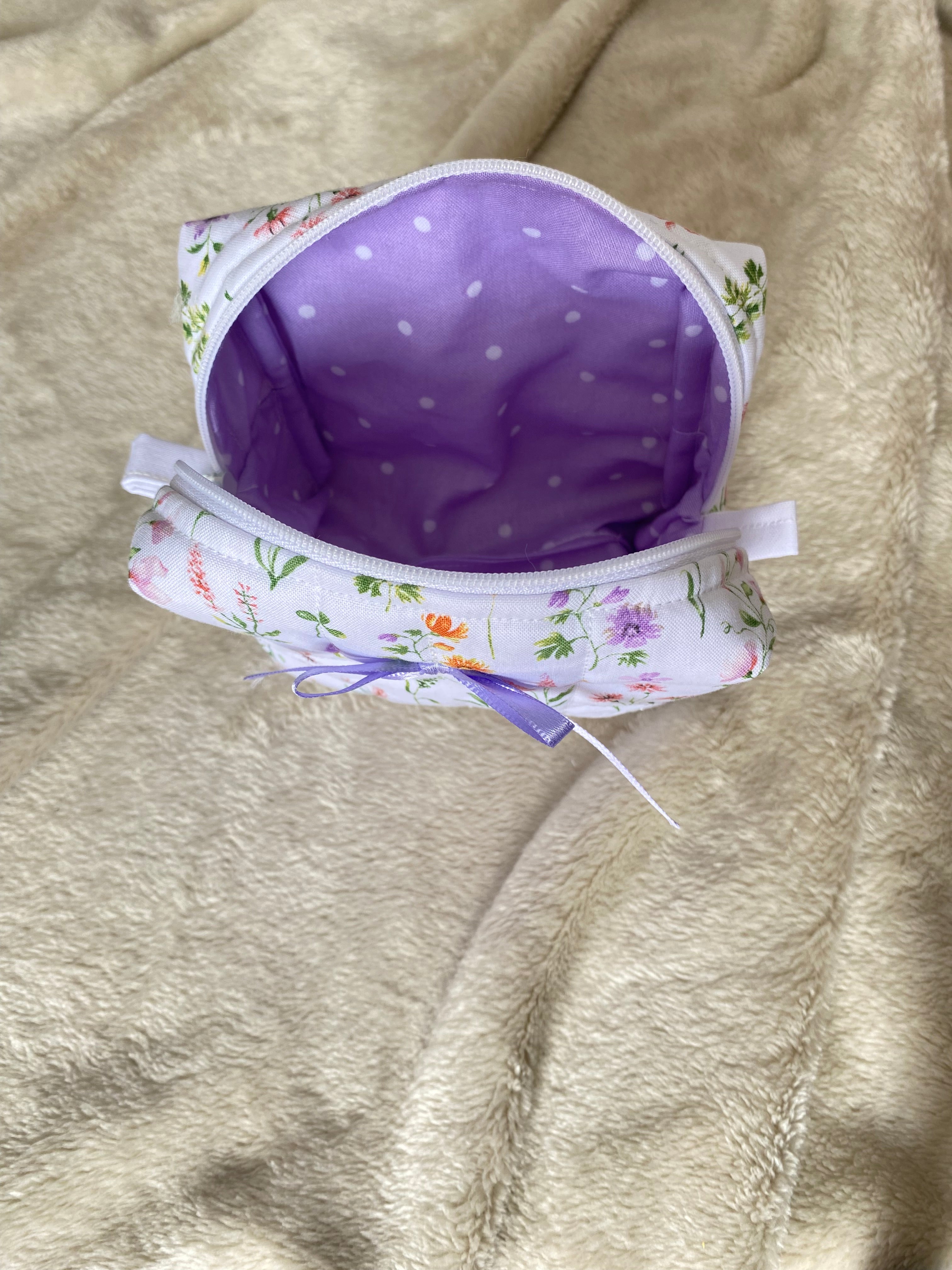 Mini Makeup Bag - Whimsical Wildflowers