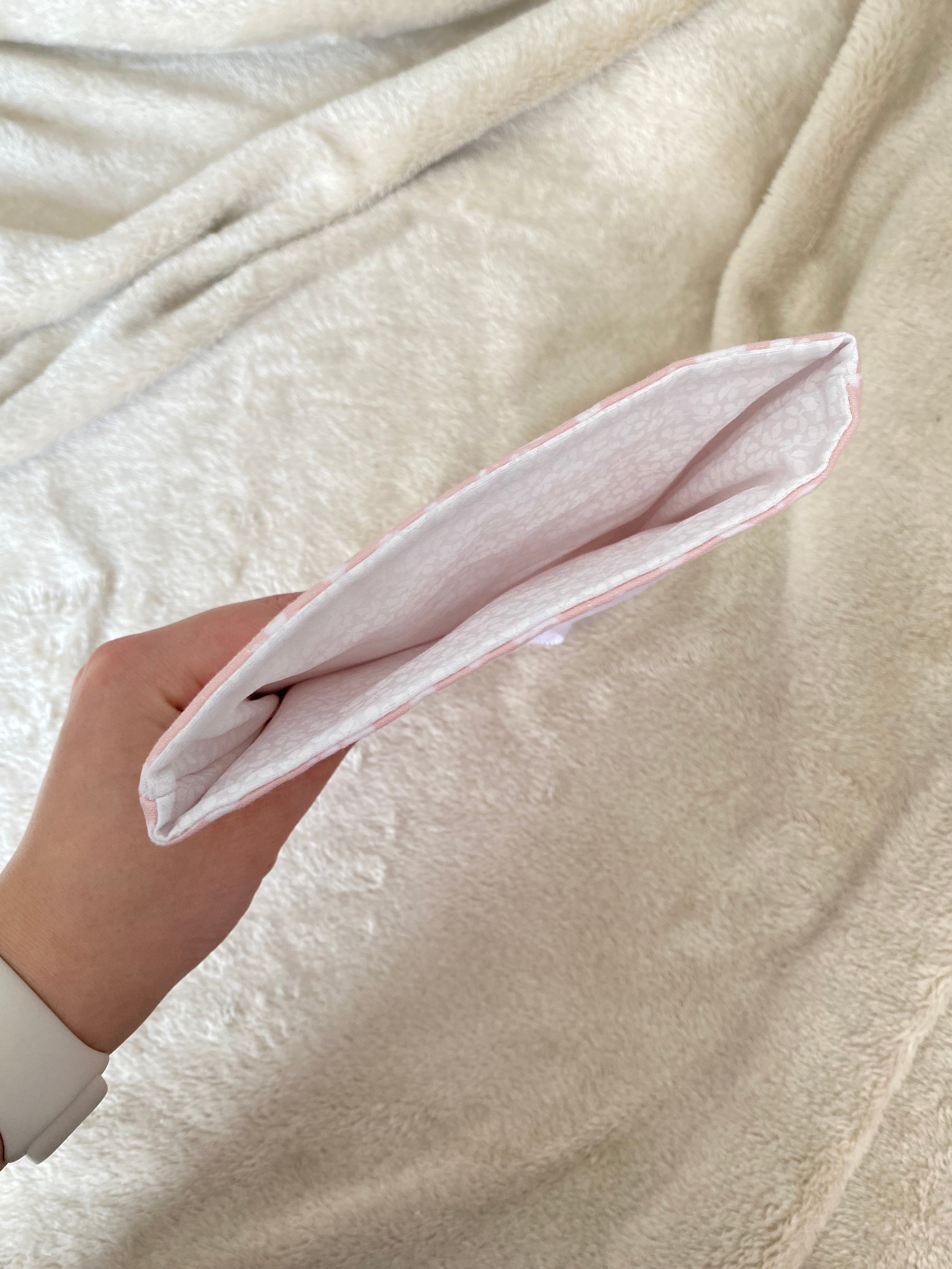 Book/E-reader Sleeve - Blush Meadows