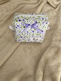 Mini Makeup Bag - Lavender Vine