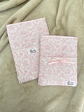 Book/E-reader Sleeve - Vintage Pink