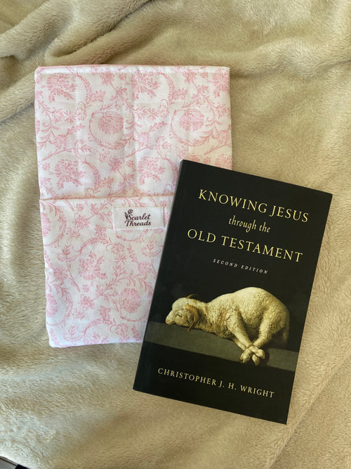 Book/E-reader Sleeve - Vintage Pink