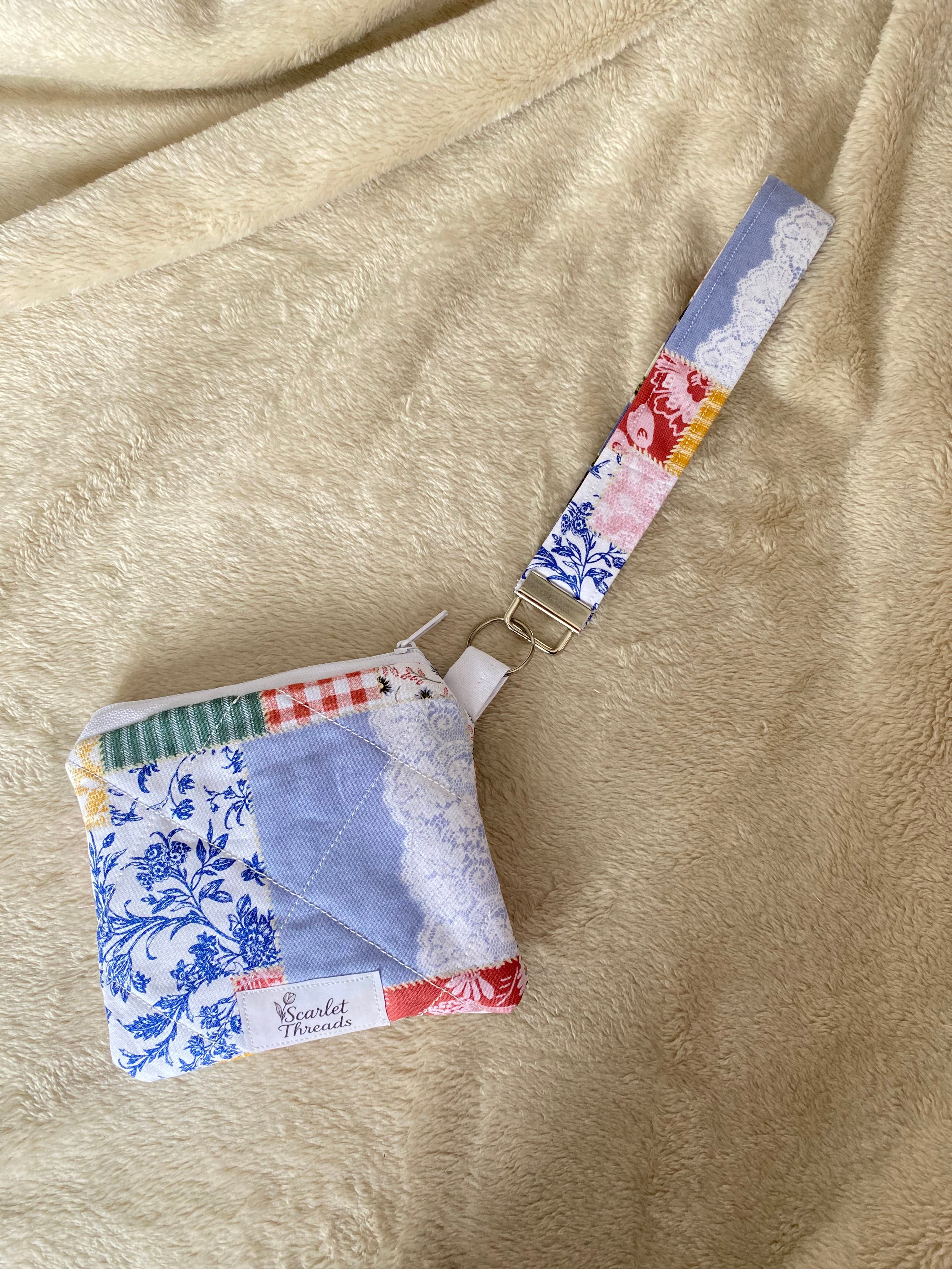 Keychain Wallet - Prairie Patchwork