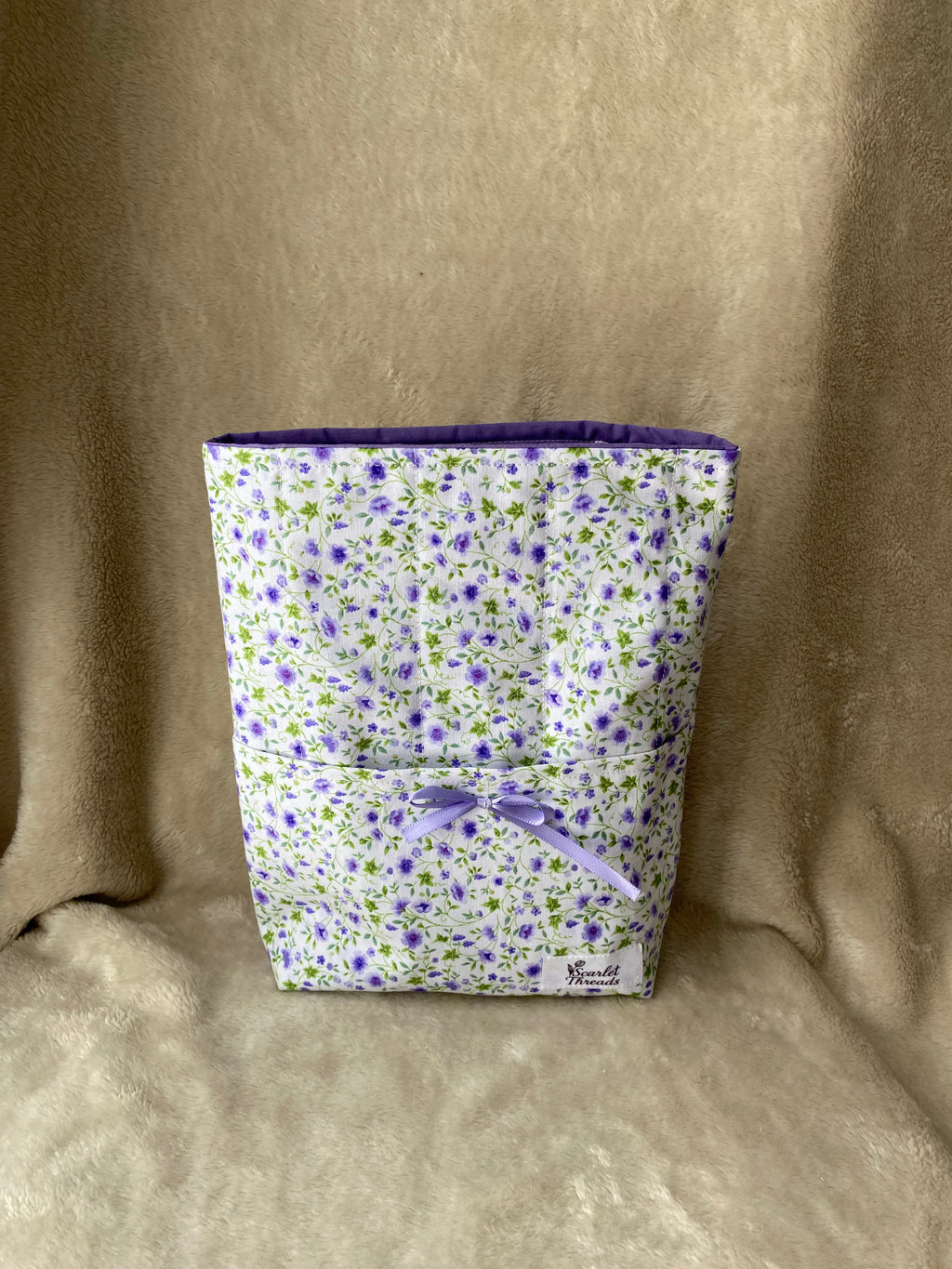 Bible Sleeve - Lavender Vine