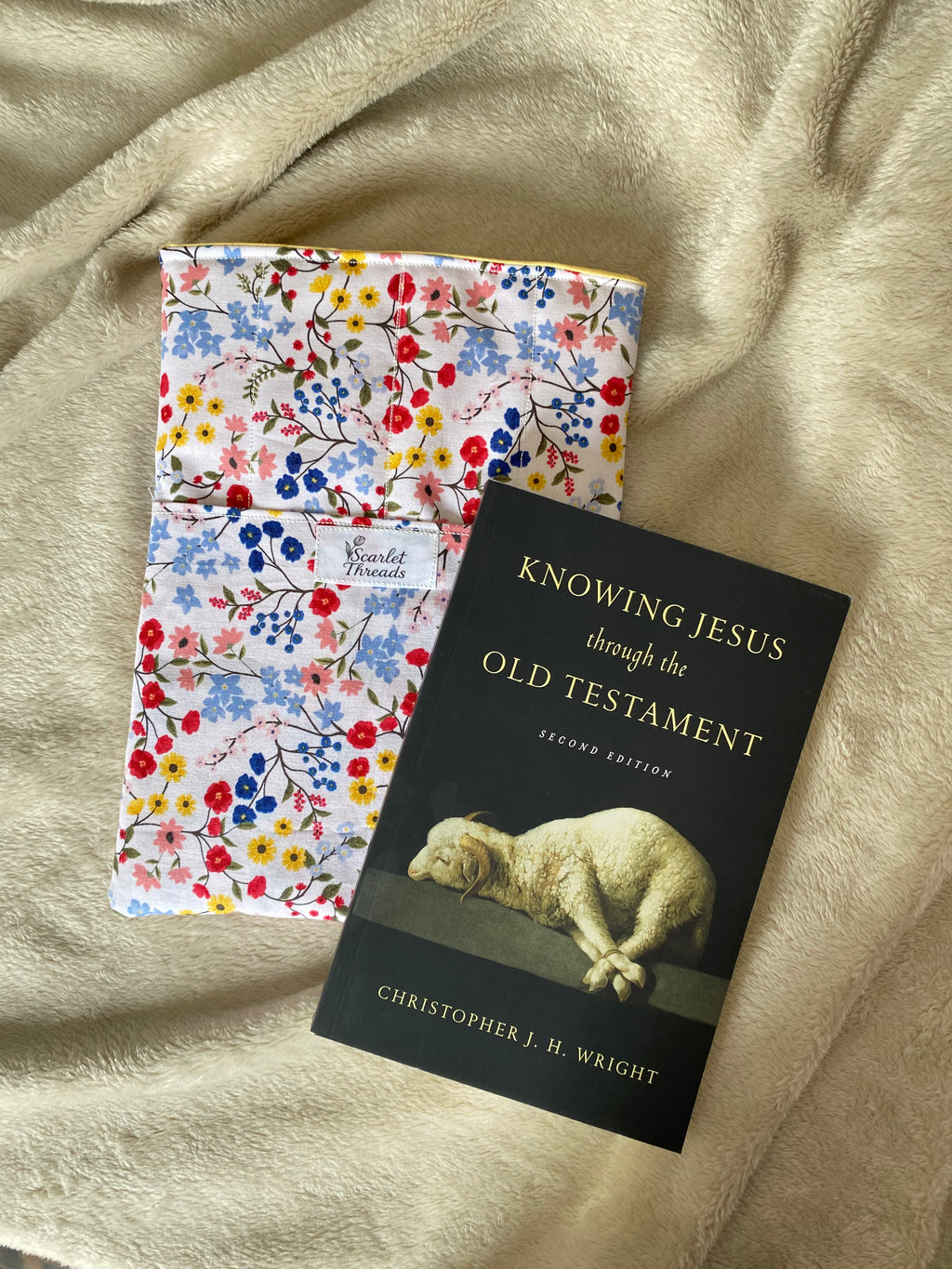 Book/E-reader Sleeve - Summer Wildflower