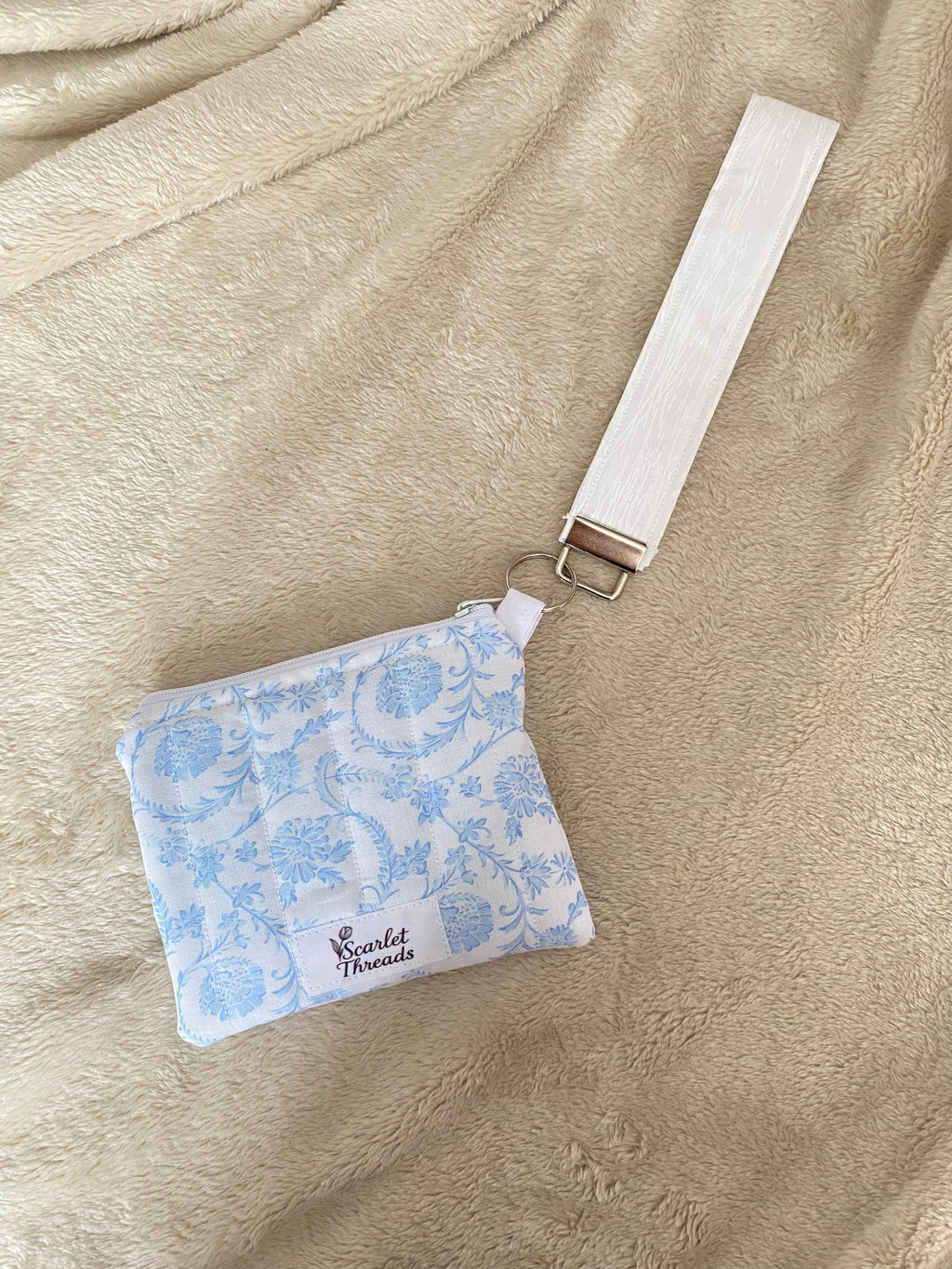 Keychain Wallet - Vintage Blue