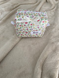 Mini Makeup Bag - Cottage Blossoms