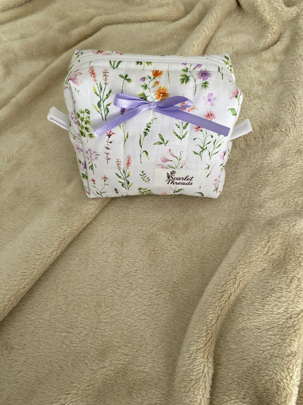 Mini Makeup Bag - Whimsical Wildflowers