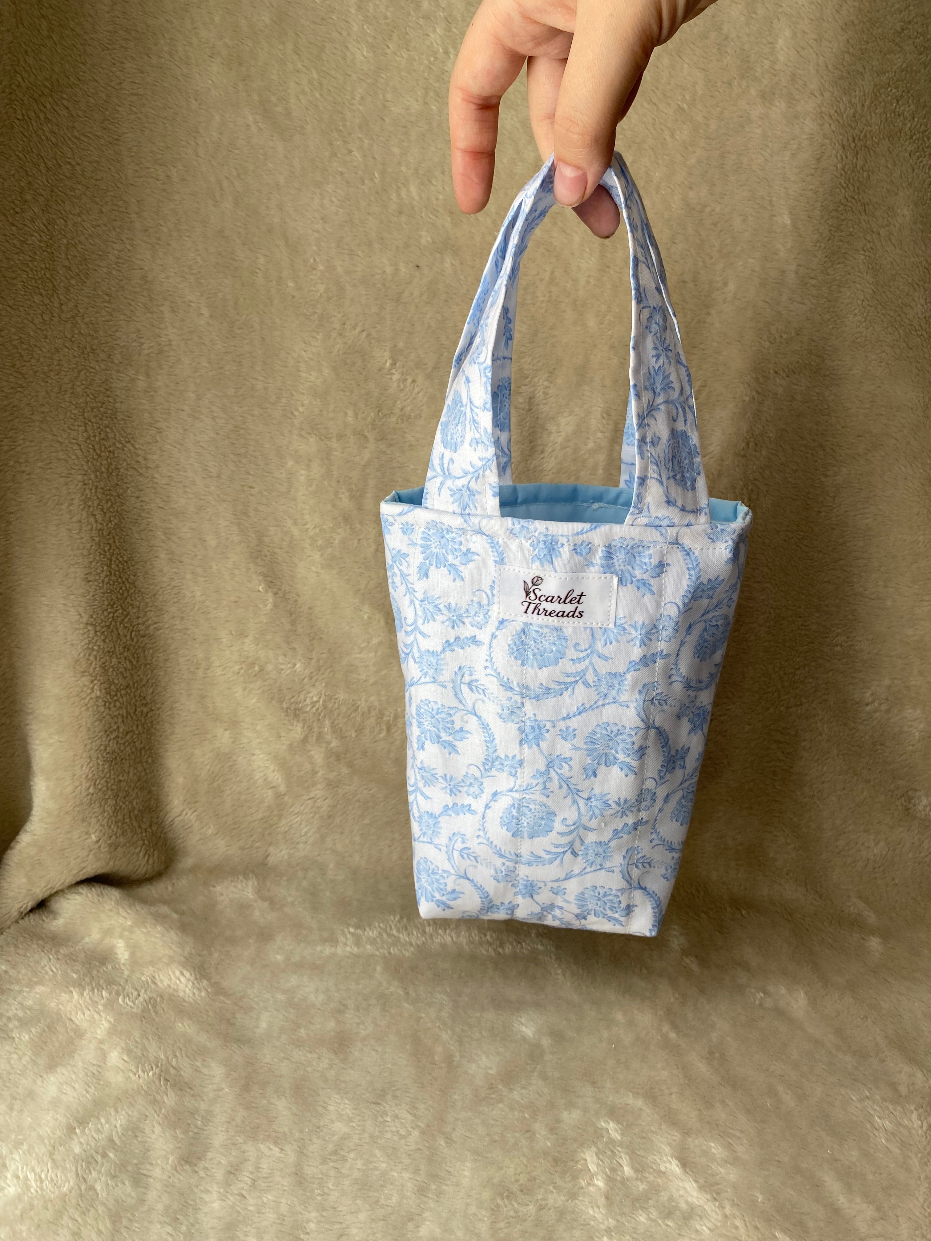 Mini tote bag - Vintage Blue