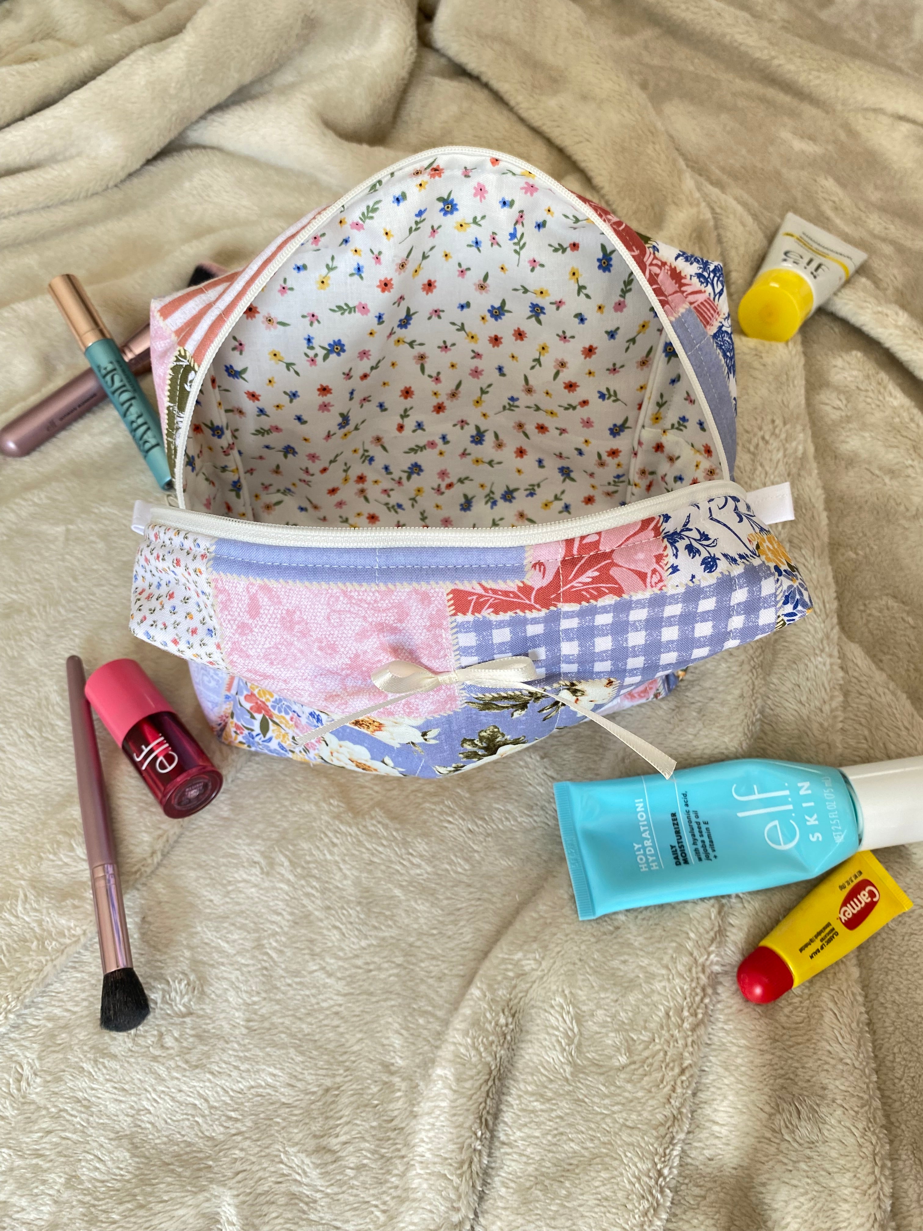 Makeup Bag - Prairie Patchwork