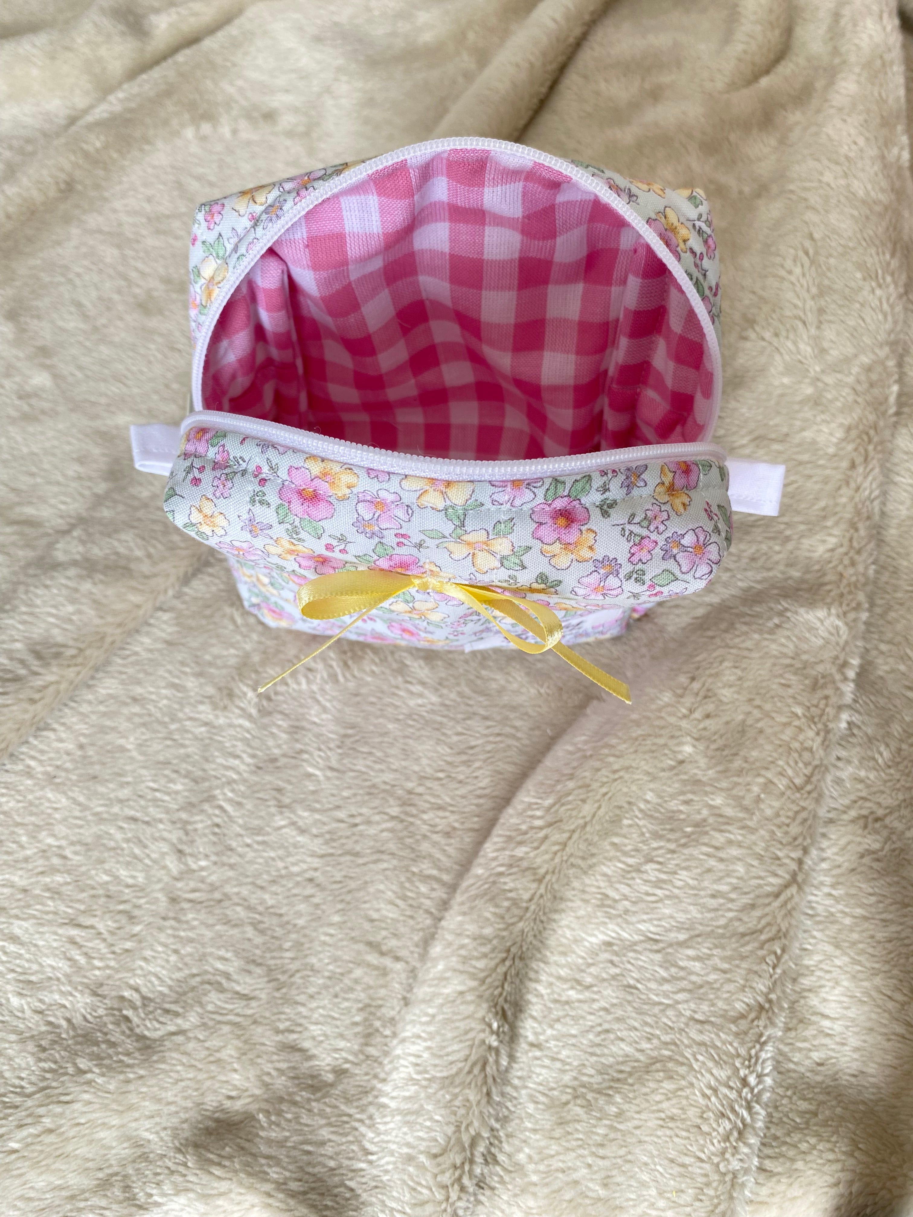 Mini Makeup Bag - Pretty Peonies