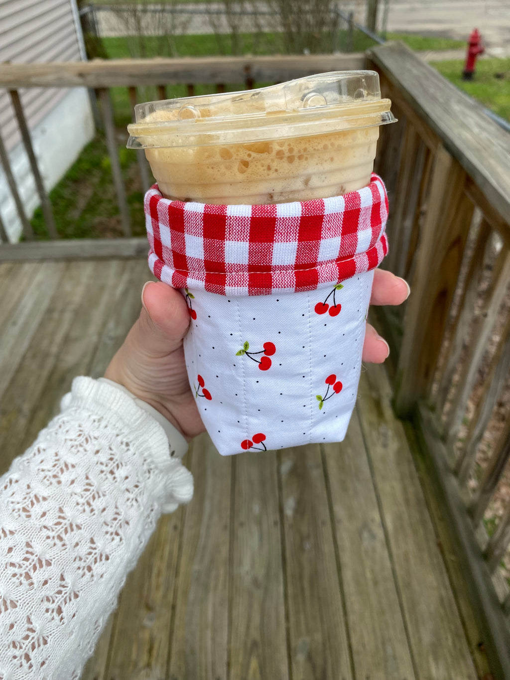 Cup Coozie - Cherry Picnic
