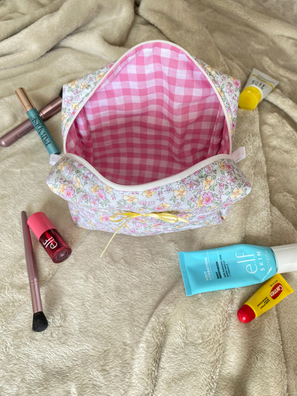 Makeup Bag - Pretty Peonies