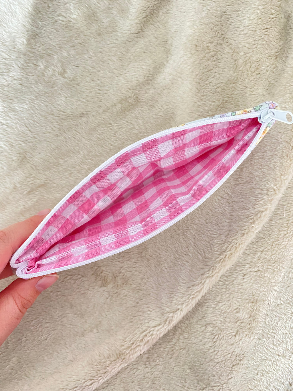 Keychain Wallet - Pretty Peonies