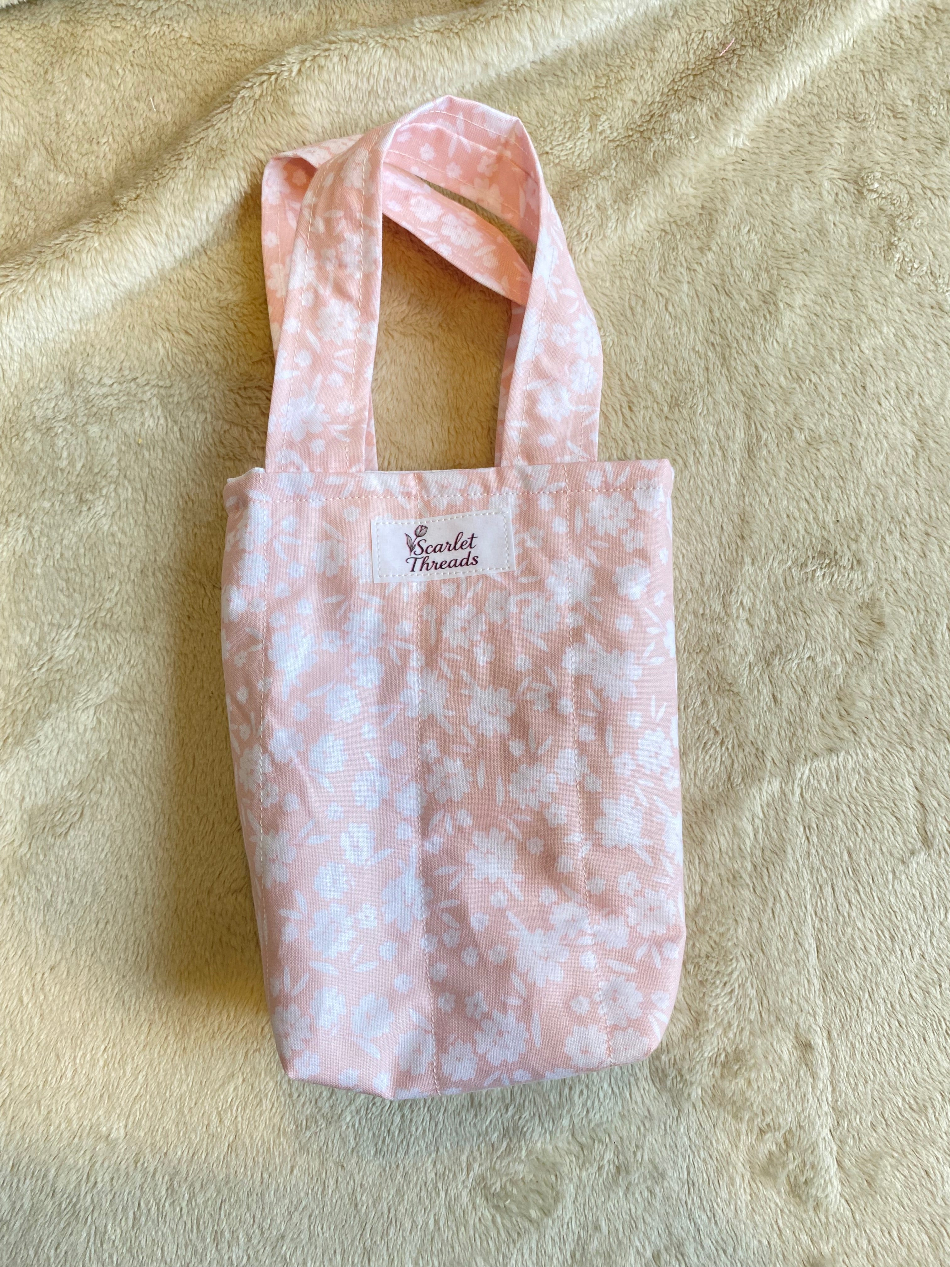 Mini tote bag - Blush Meadows