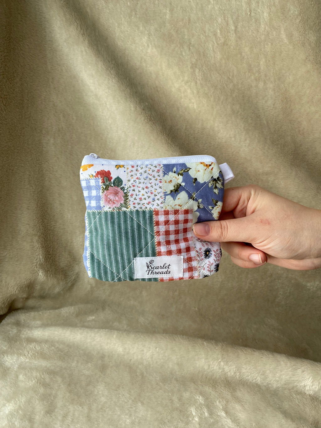 Keychain Wallet - Prairie Patchwork