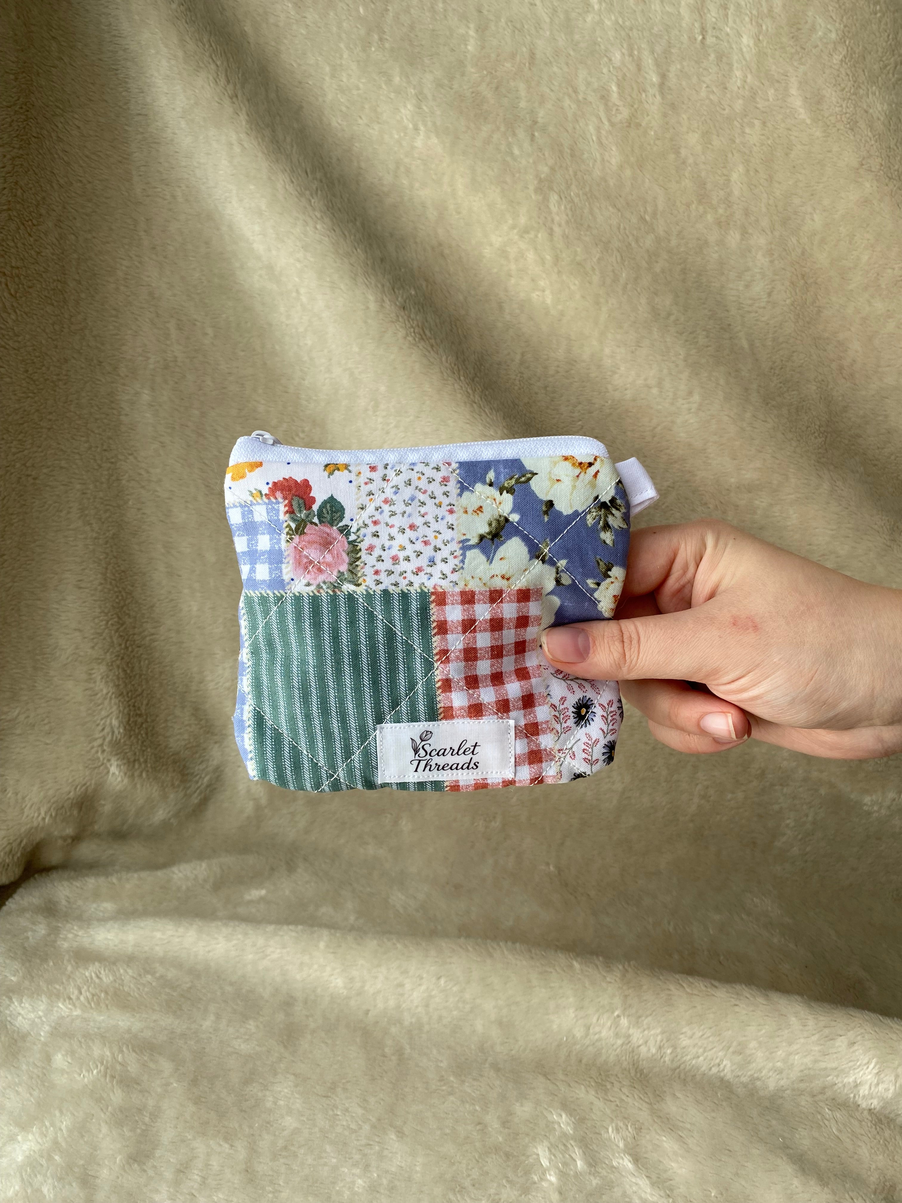 Keychain Wallet - Prairie Patchwork