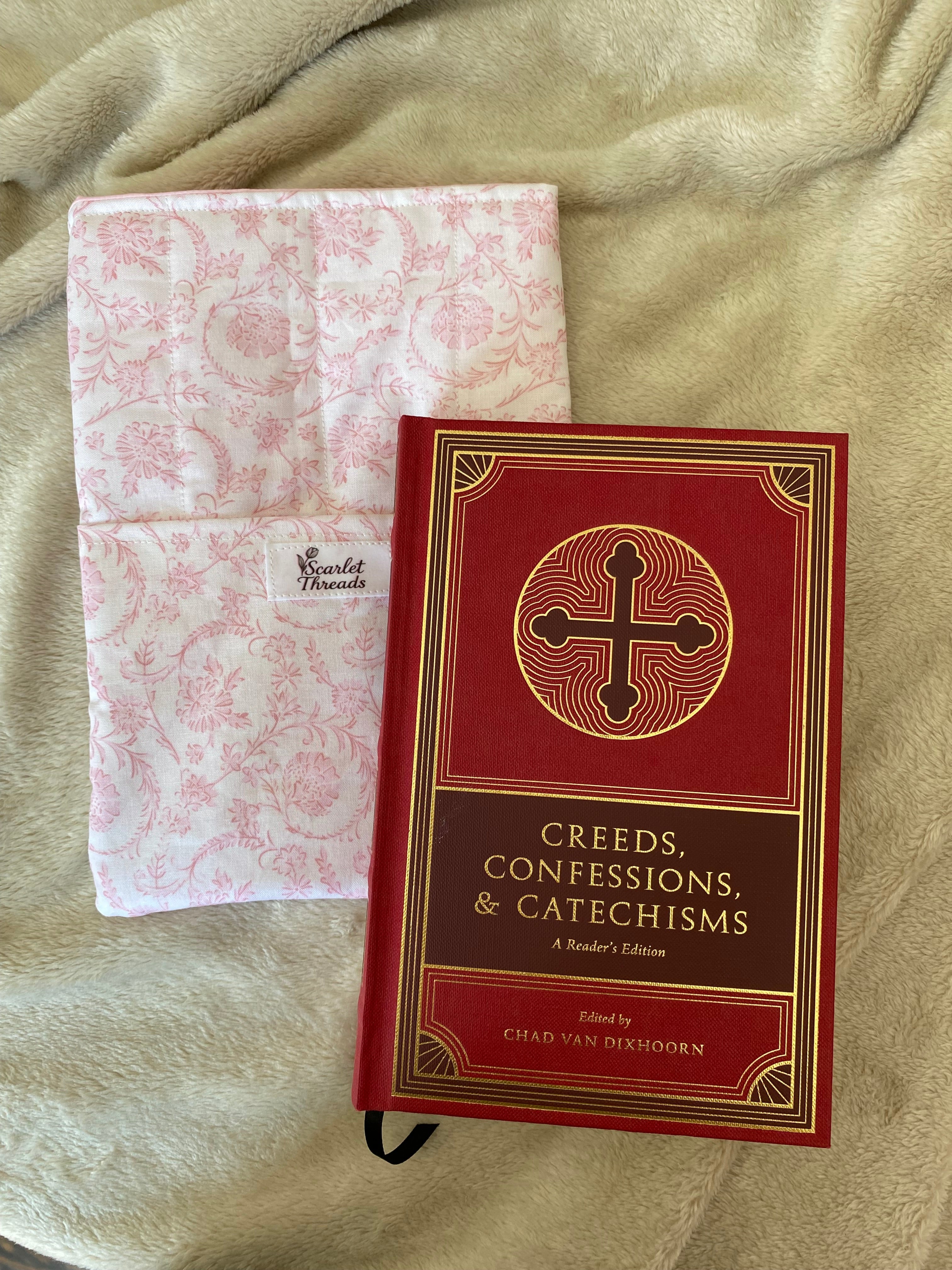 Book/E-reader Sleeve - Vintage Pink