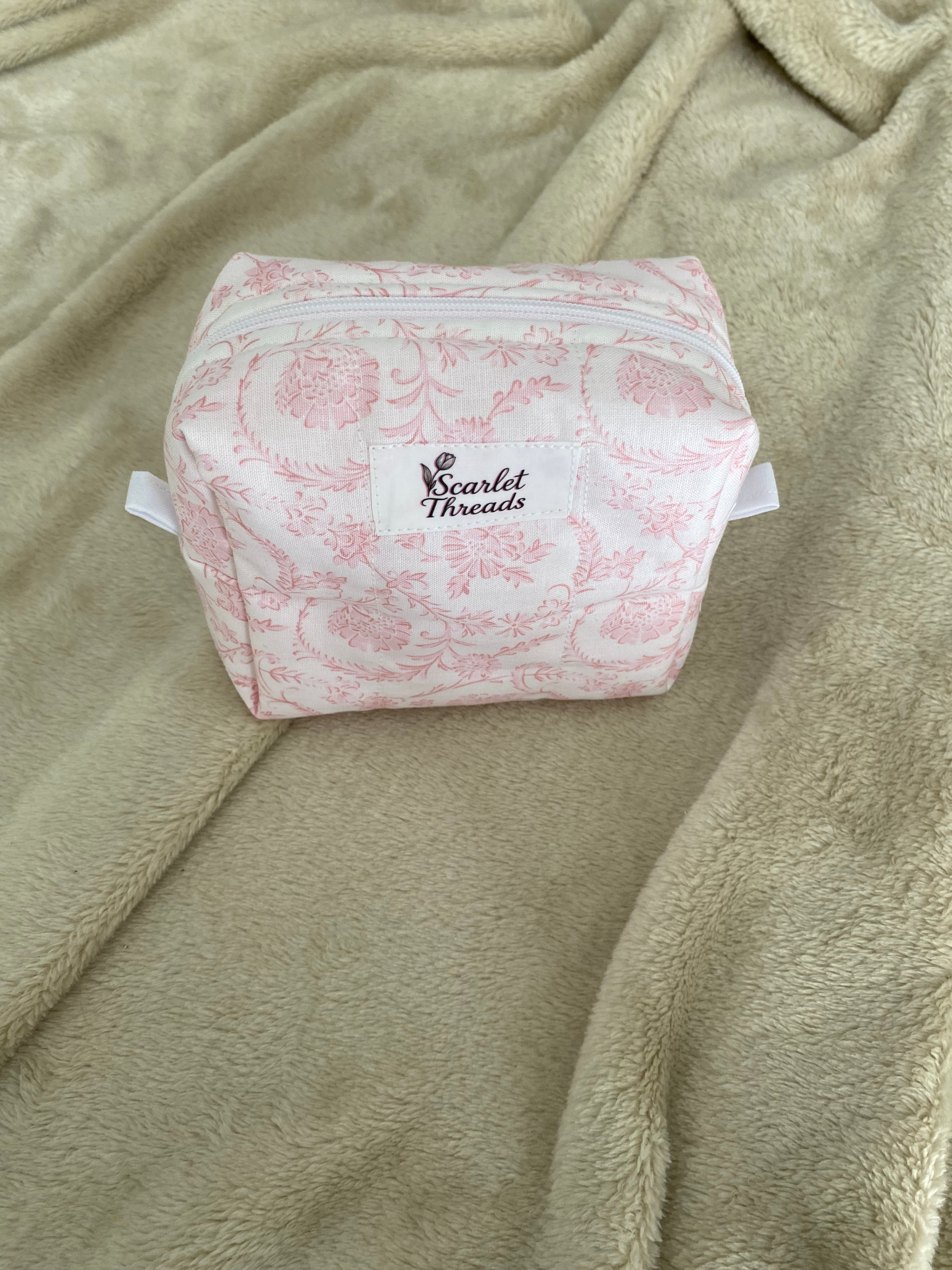 Mini Makeup Bag - Vintage Pink