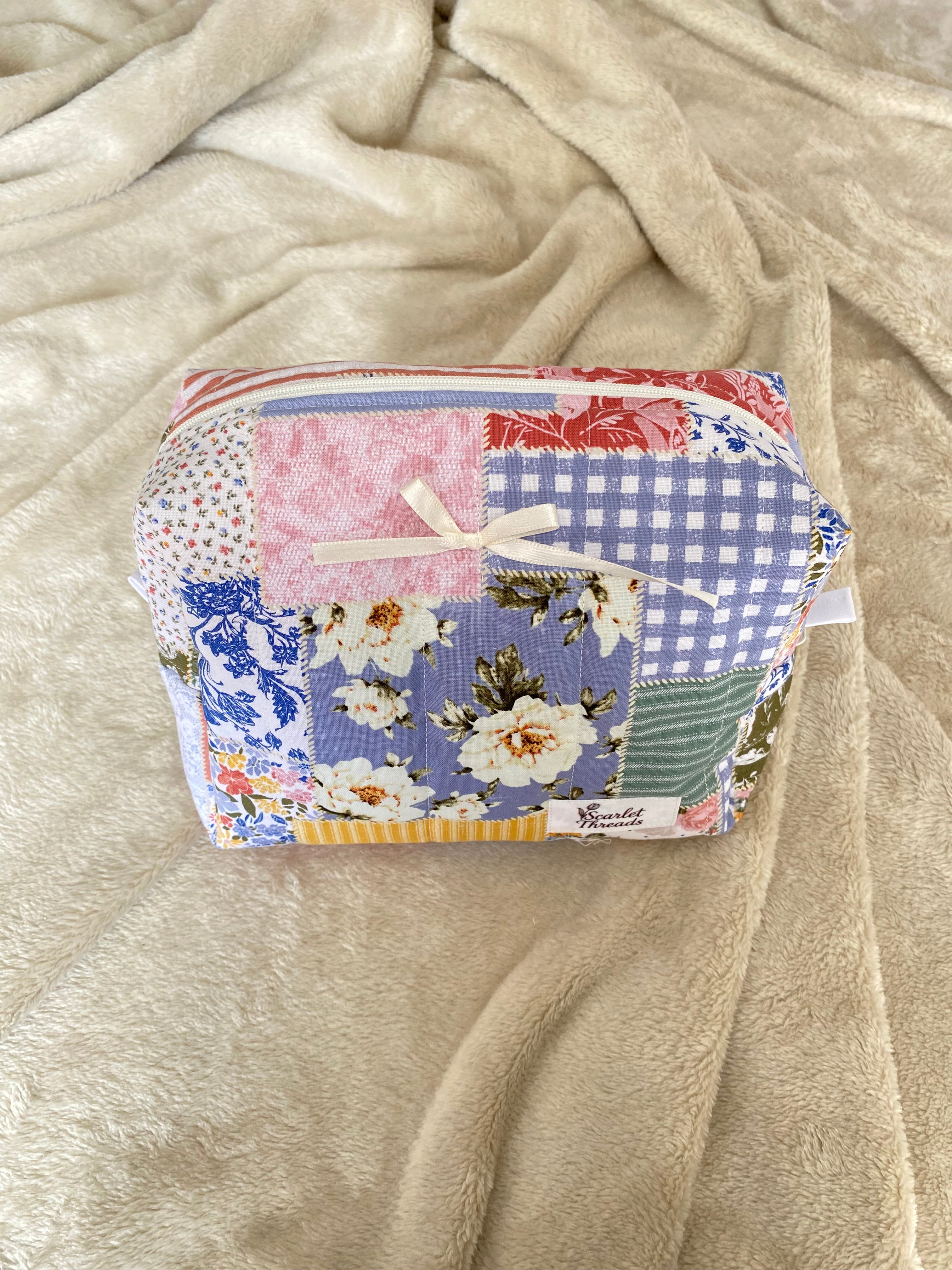 Makeup Bag - Prairie Patchwork