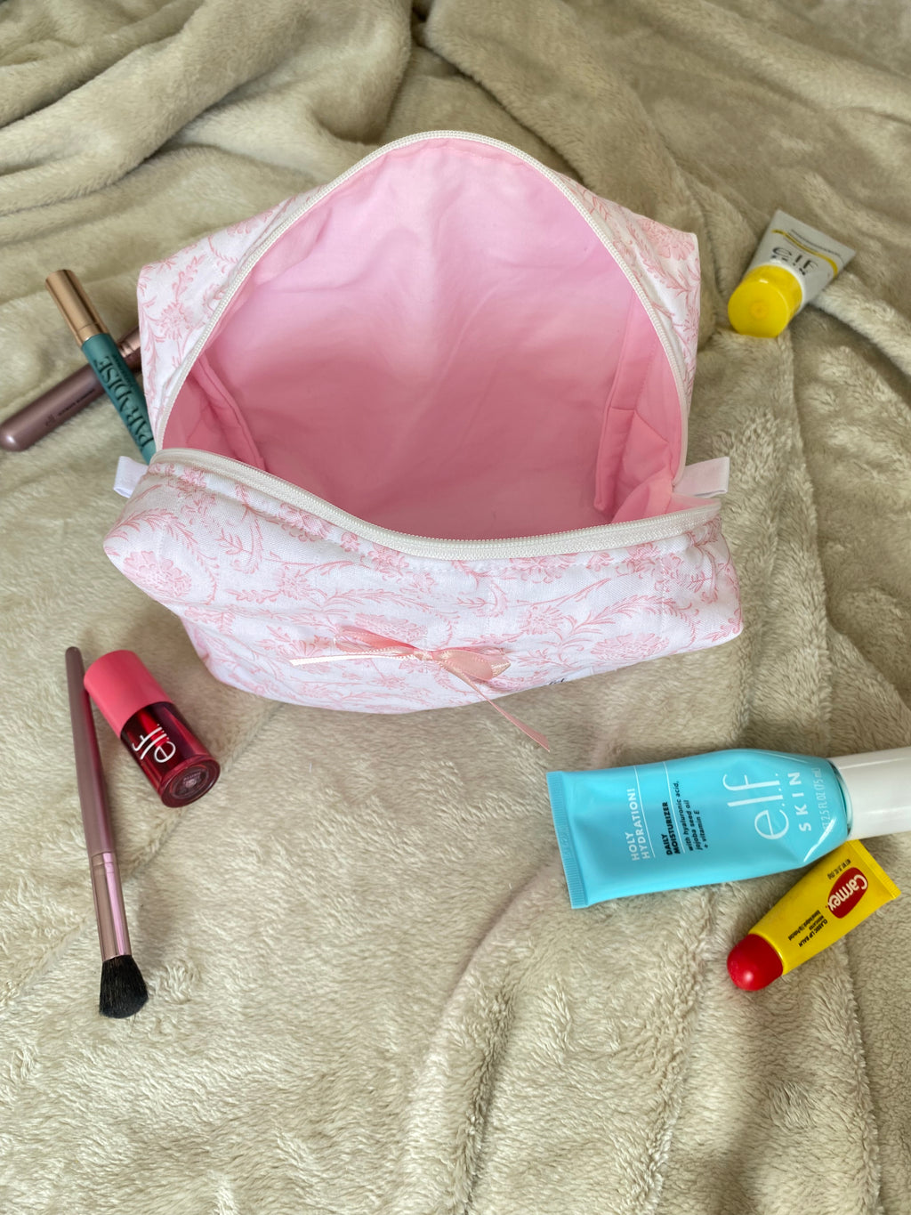 Makeup Bag - Vintage Pink