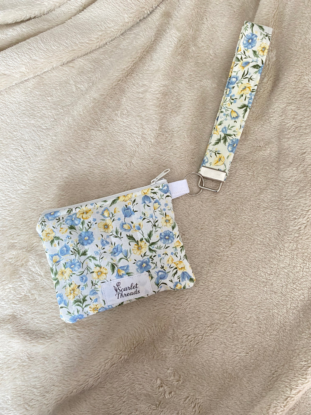 Keychain Wallet - Bluebell Fields