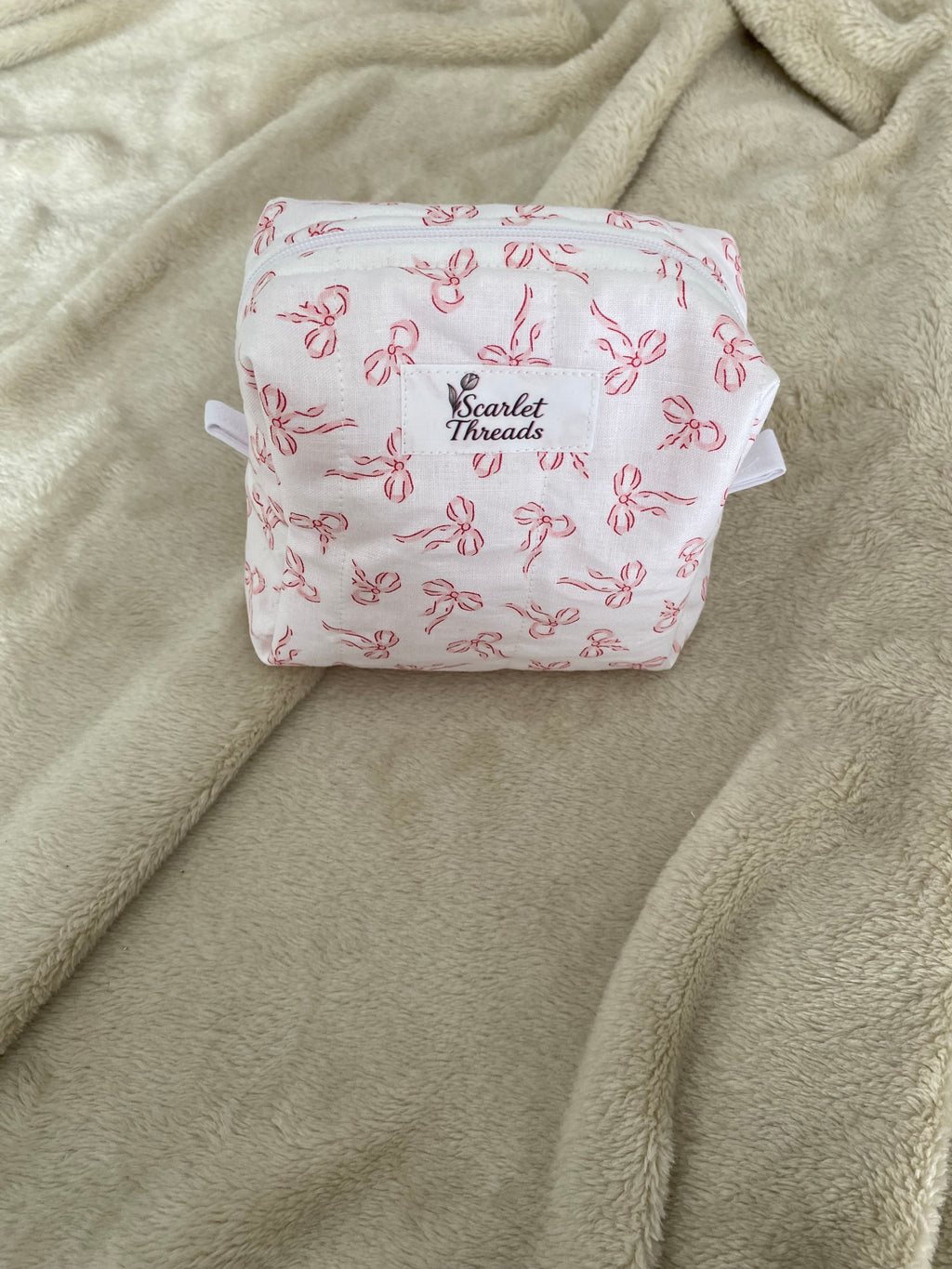 Mini Makeup Bag - Ballerina Bows