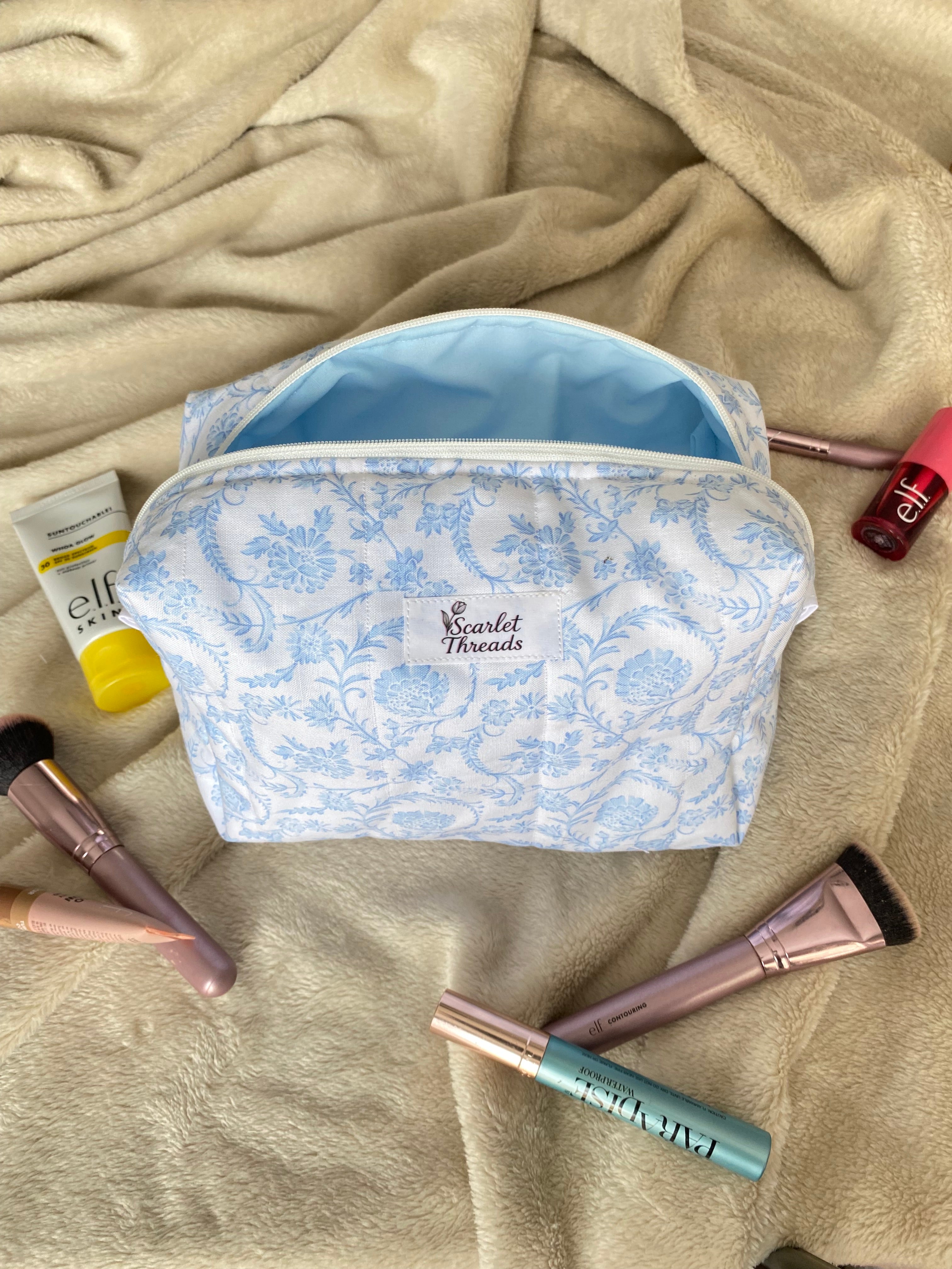 Makeup Bag - Vintage Blue