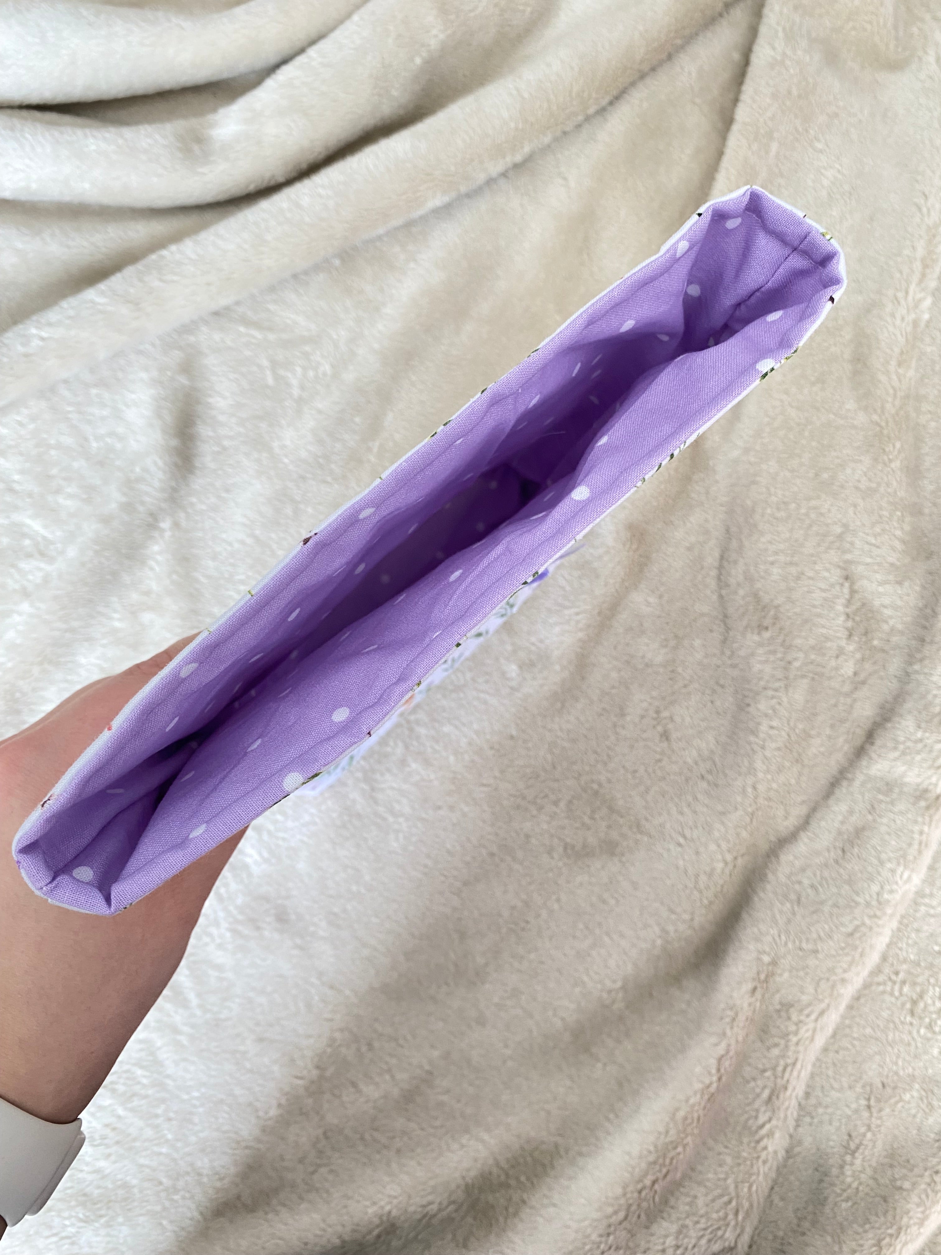 Book/E-reader Sleeve - Whimsical Wildflowers