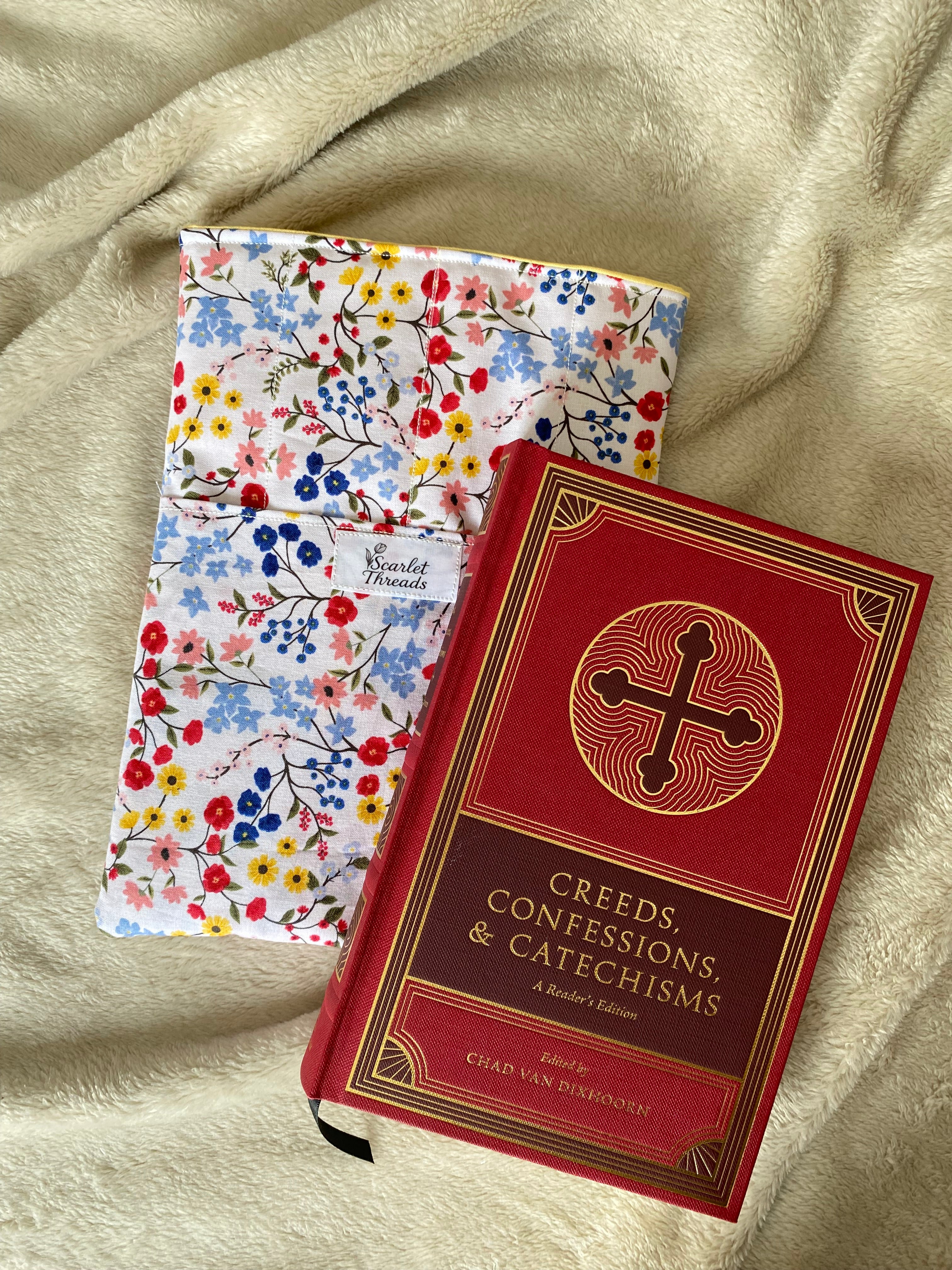 Book/E-reader Sleeve - Summer Wildflower