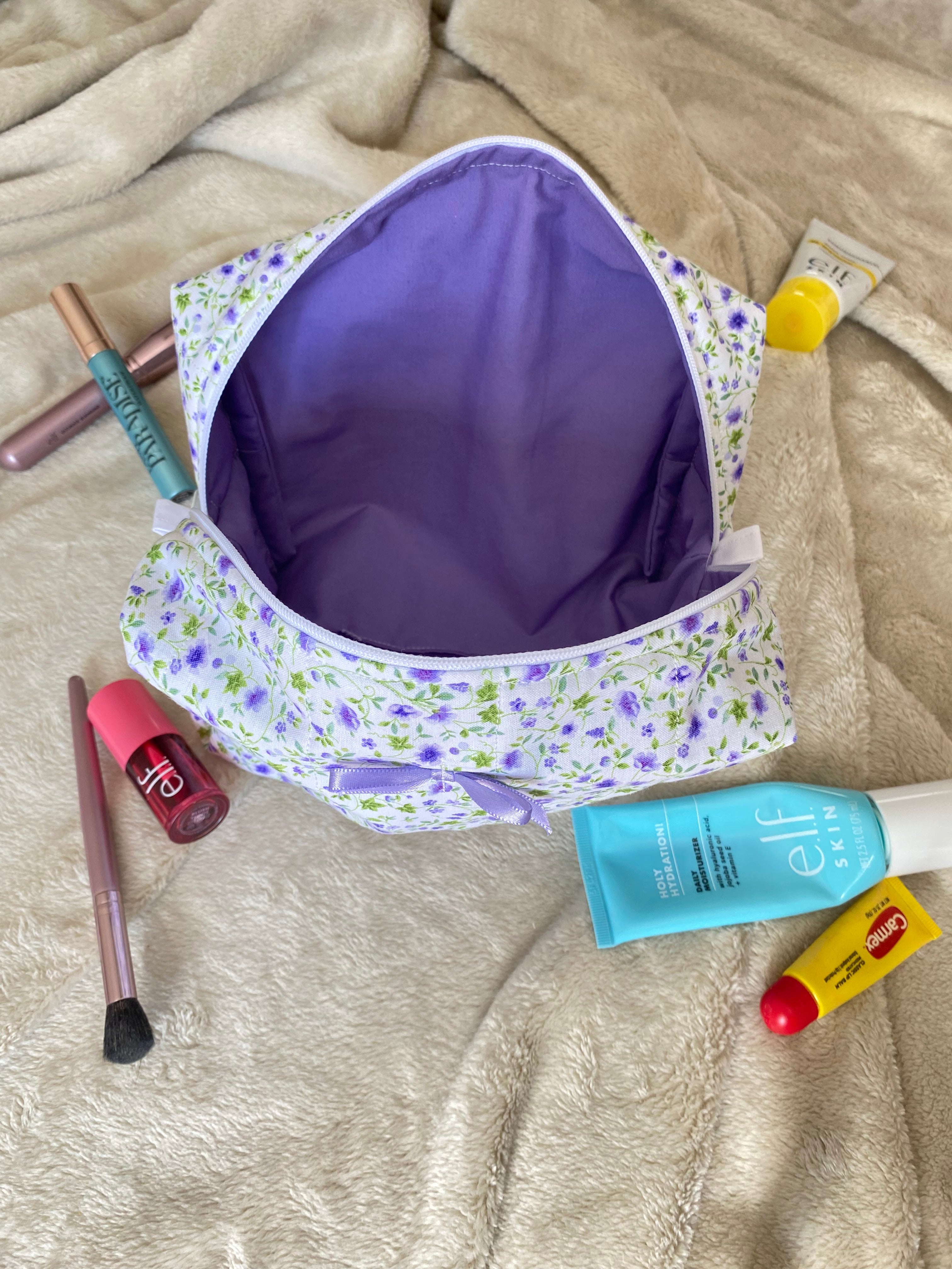 Makeup Bag - Lavender Vine
