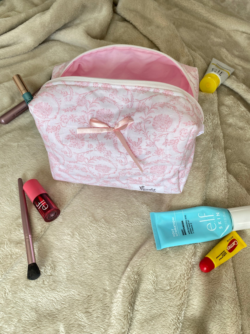 Makeup Bag - Vintage Pink