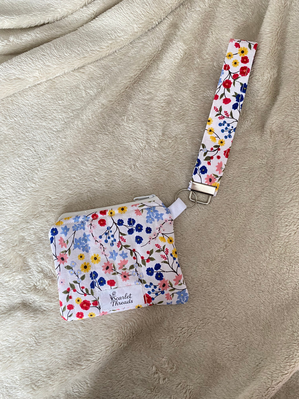 Keychain Wallet - Summer Wildflower