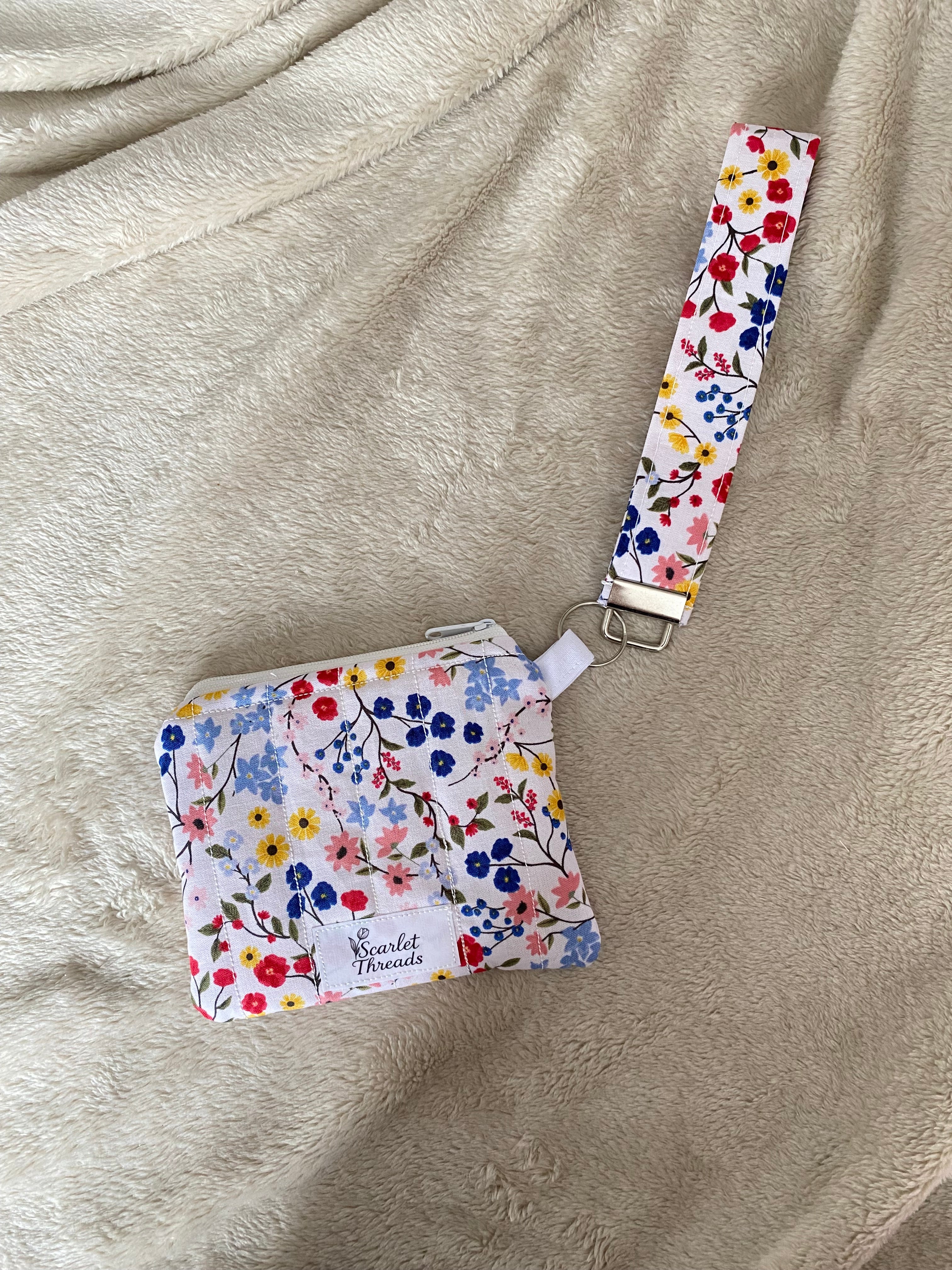 Keychain Wallet - Summer Wildflower