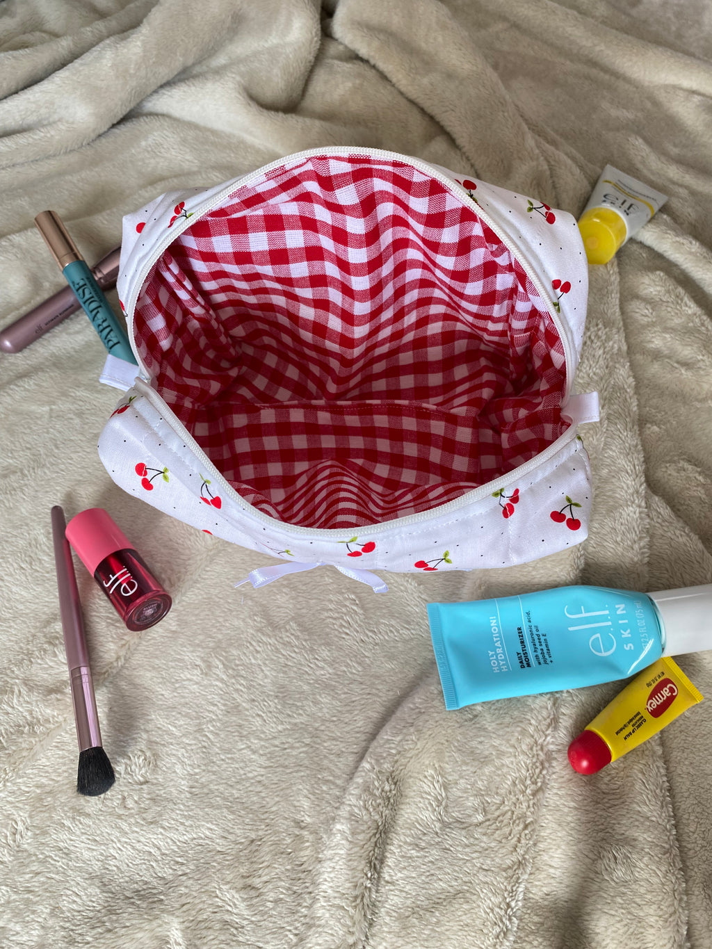 Makeup Bag - Cherry Picnic