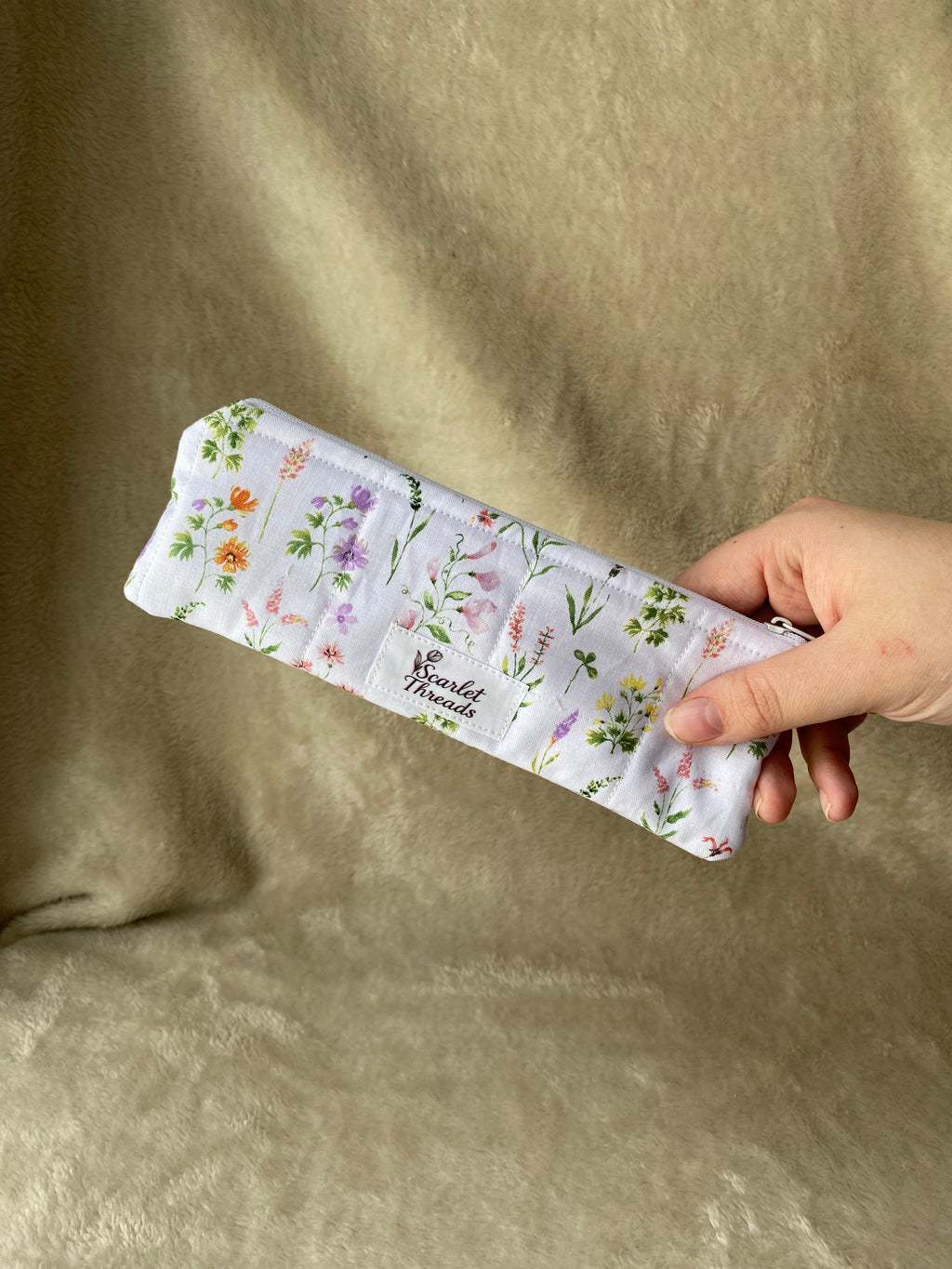 Pencil Case - Whimsical Wildflower