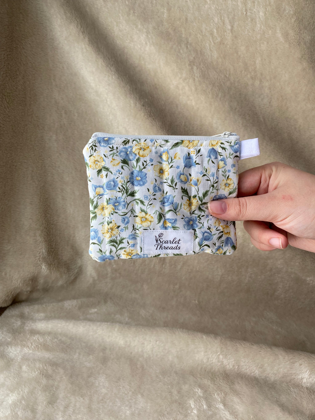 Keychain Wallet - Bluebell Fields